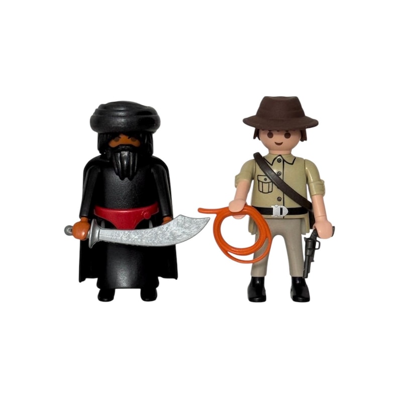 Indiana Jones Lost Ark Customized Playmobil Figure for Collectionism - Etsy