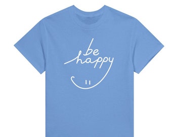 Be happy! Women's crew neck t-shirt