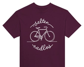 Rare Radlos Unisex T-Shirt with crew neck bicycle saying, funny gift cyclist, racing bike, e-bike, bike shirt, bike tour