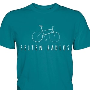 Camiseta rara Radlos, presente para ciclistas, ciclistas de bicicleta elétrica, ciclistas de corrida, ciclismo esportivo.