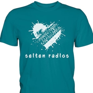 Rarely Radlos T-Shirt Bicycle Saying - Premium Shirt