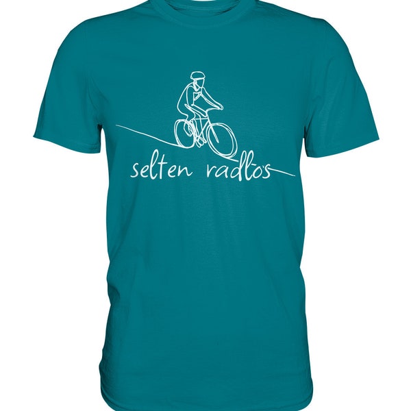 Selten Radlos - Wortspiel Fahrrad Sport Outdoor Spruch - Premium Shirt