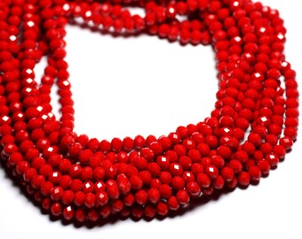 Perles Nacre Boules 8mm ref C10 Rouge Cerise 4558550004123 10pc