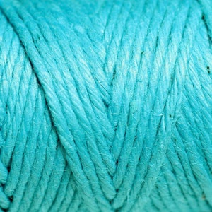20 meter spool - Hemp Cord 1.5mm Blue Green Turquoise - 8741140011045