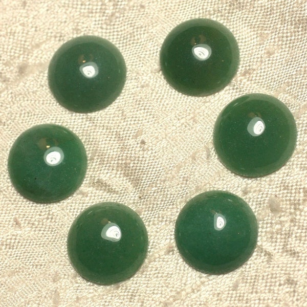 1pc - Cabochon Pierre Aventurine Verte Rond 16mm - 7427039742139