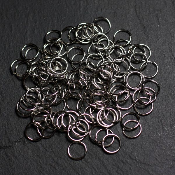 100pc - Open Rings Surgical Steel 4mm - 4558550022660