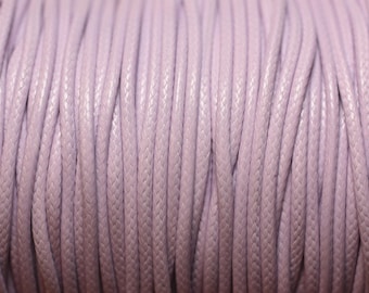 1 Spool 90 meters - Waxed Cotton Cord Thread 1.5mm Purple