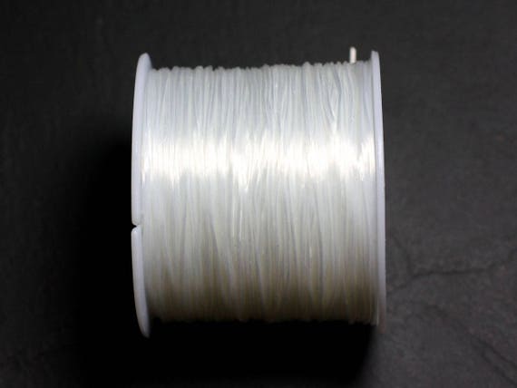 bobine fil nylon élastique transparent 0.4 mm 20 mètres