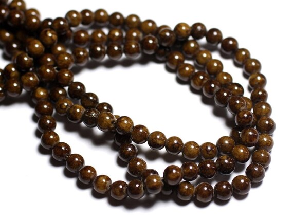 Dye Jade Stones With Wood Grain Beads Dye Jade Stones With Wood Grain Beads