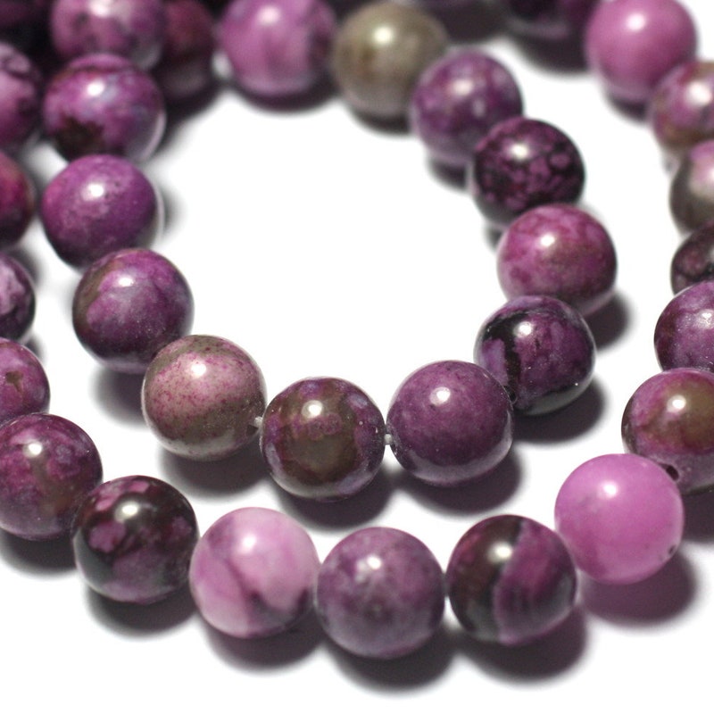 6/8/10/12MM PURPLE AFRICA SUGILITE GEMSTONE ROUND LOOSE BEADS 15 - Foto 2