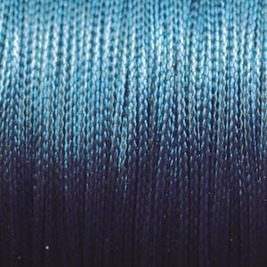 Reel 160 meters approx - Waxed Cotton Cord Cord 0.8mm Electric Royal Blue