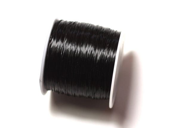 Black Elastic Thread