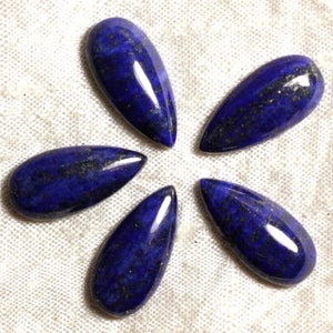 Stone Cabochon - Lapis Lazuli - Drop 25 x 12 mm 4558550036223