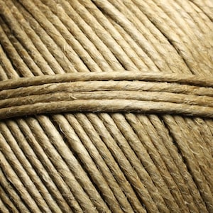 3 meters - Linen Twine Cord 2.5-3mm Beige Ecru 4558550002556