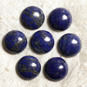 2pc - Cabochon de Pierre - Lapis Lazuli Rond 6mm - 7427039732901
