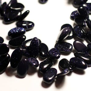10pc - Stone Beads - Stone Sun Synthesis Galaxy Chips Rocailles 13-18mm - 8741140016316