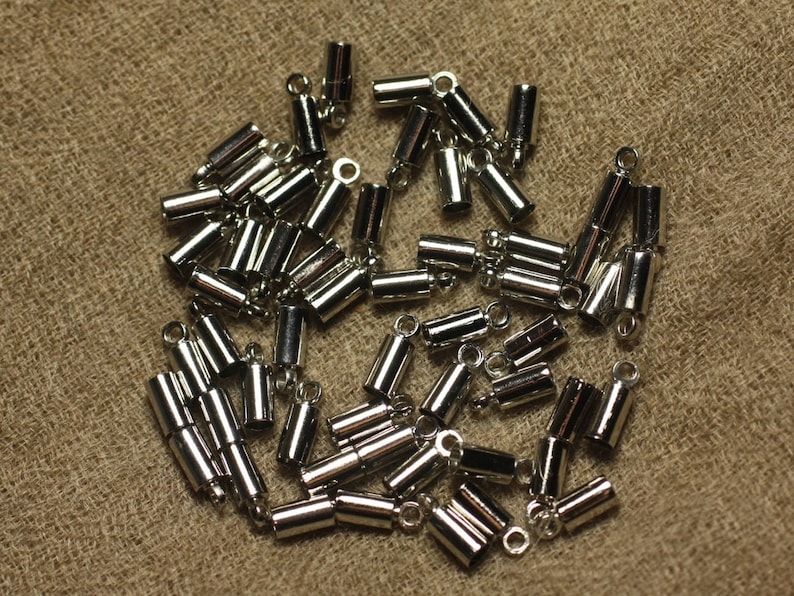 40pc ends for 2-2.5 mm silver plated 4558550026583 cords