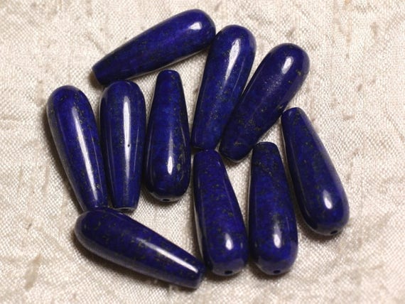 Skull Beads Blue Lazuli Lapis Beads Natural Stone for DIY
