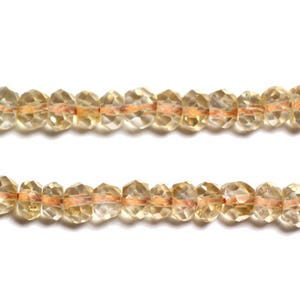 10st - Stenen Kralen - Citrien Facet Rondelle 2-4mm Helder Pastel Licht Geel - 4558550090478