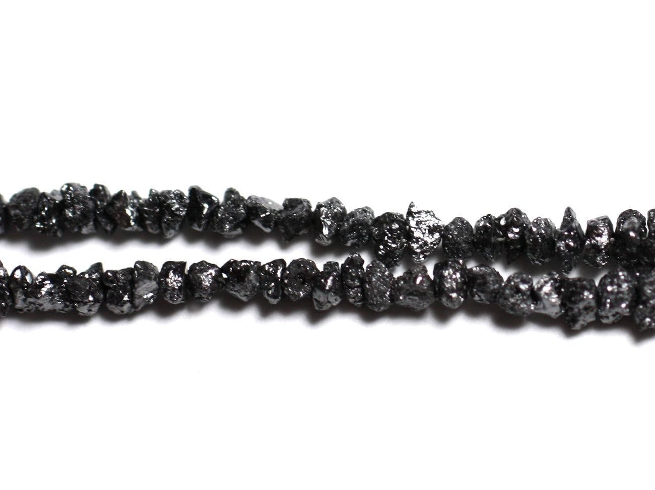 Lot De Diamants Bruts Naturels Noirs Et Rouges - 20 Carats - Certifiés KPCS - Afrique Du Sud