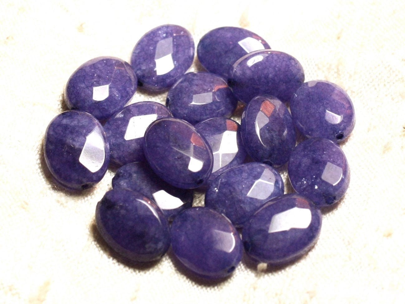 2PC stone Jade blue Indigo 4558550007506 14x10mm faceted Etsy