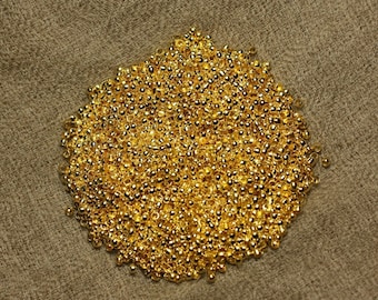 1000pc environ - Appret Perles à écraser intercalaires Métal Doré boules 2mm - 4558550025784