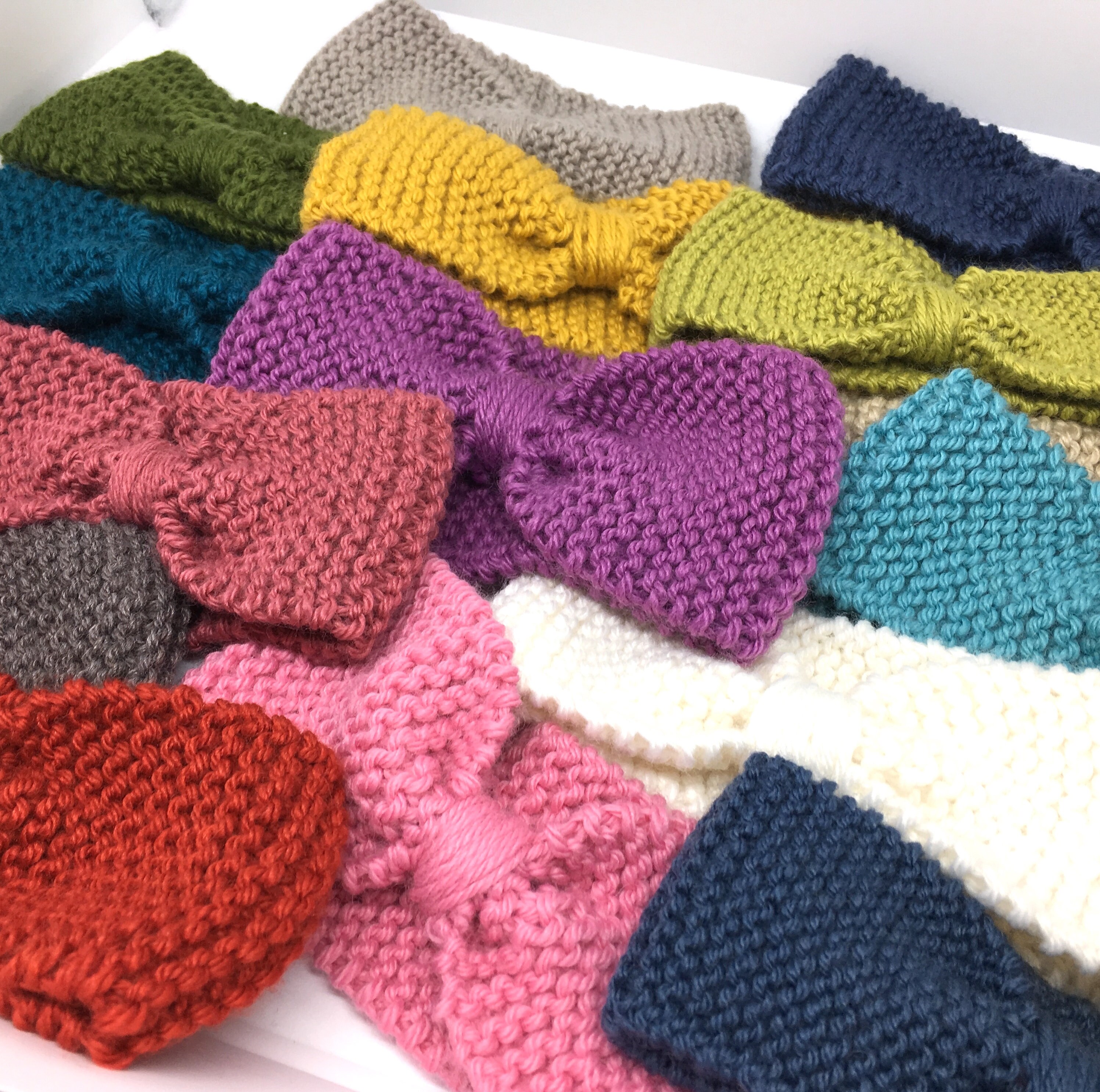 Bandeau En Laine Bebe Fillette Fait Main Etsy