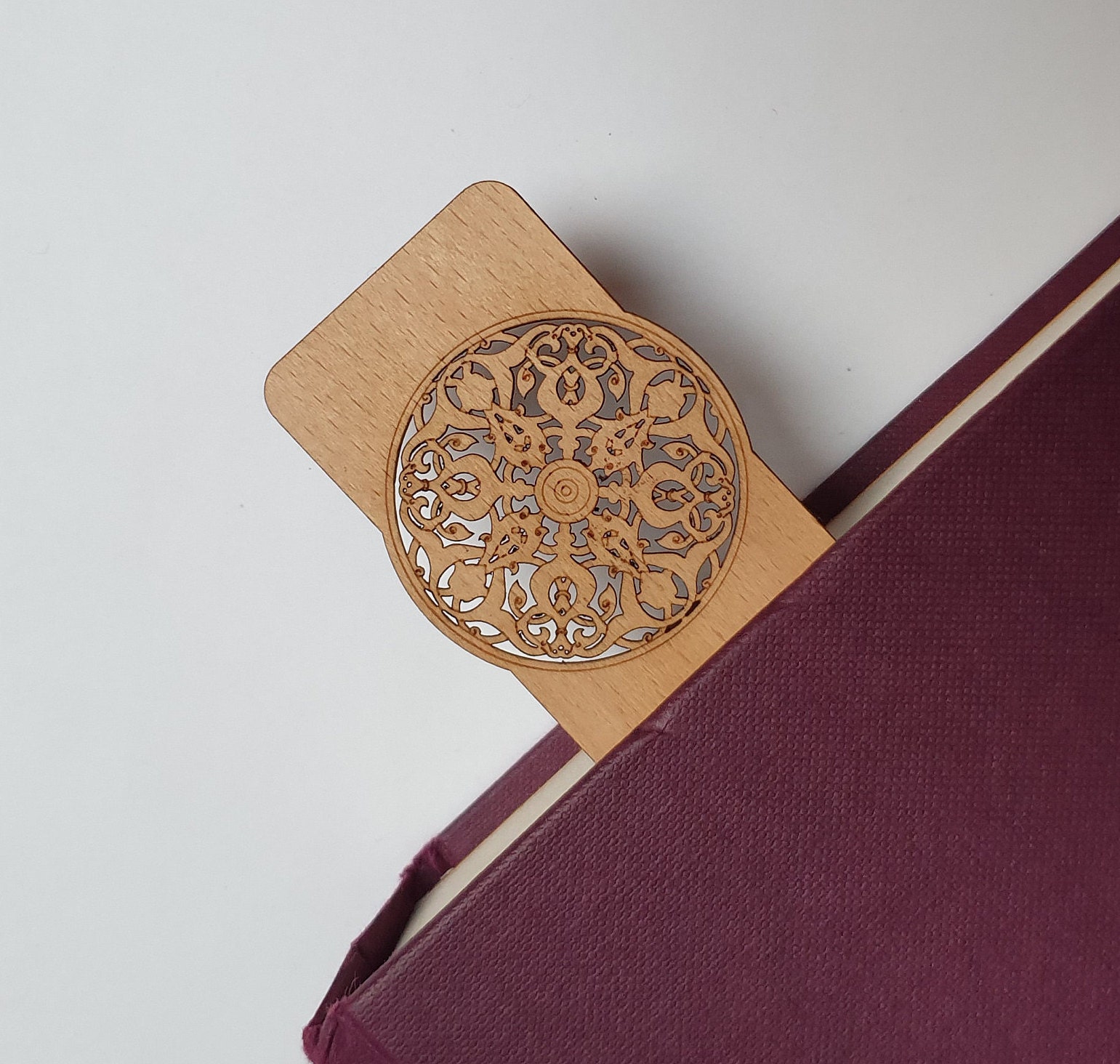 Luxury Wooden Bookmarks – Set of 3 Intricate Geometric Design Bookmarks ...