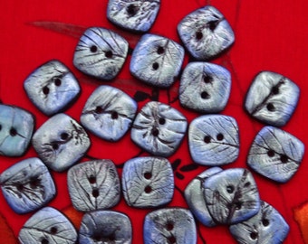 Boutons de couture à motifs de feuilles, 20 mm (0.78 in), lots de 4 ou  5