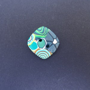 Handmade green buttons, several shapes and sizes to choose from image 4