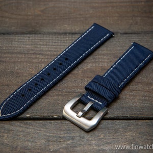 Sailcloths waterproof watch strap 19 mm, 20 mm, 21 mm, 22 mm