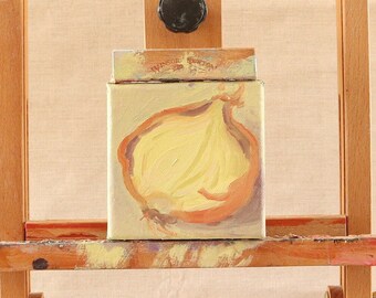 Original Oil Painting - "Tiny Onion" (2023)