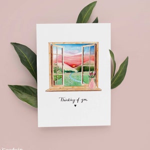 Thinking of You Card | Sunset Sympathy Card | Sorry for your Loss | Bereavement Cards