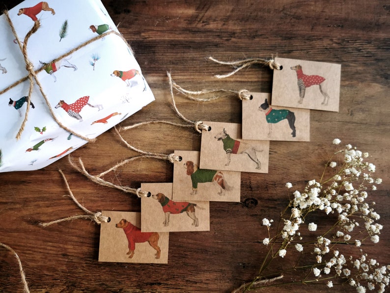 Kuschelige Hunde Geschenkverpackung A3 Weihnachtspapier Etsy