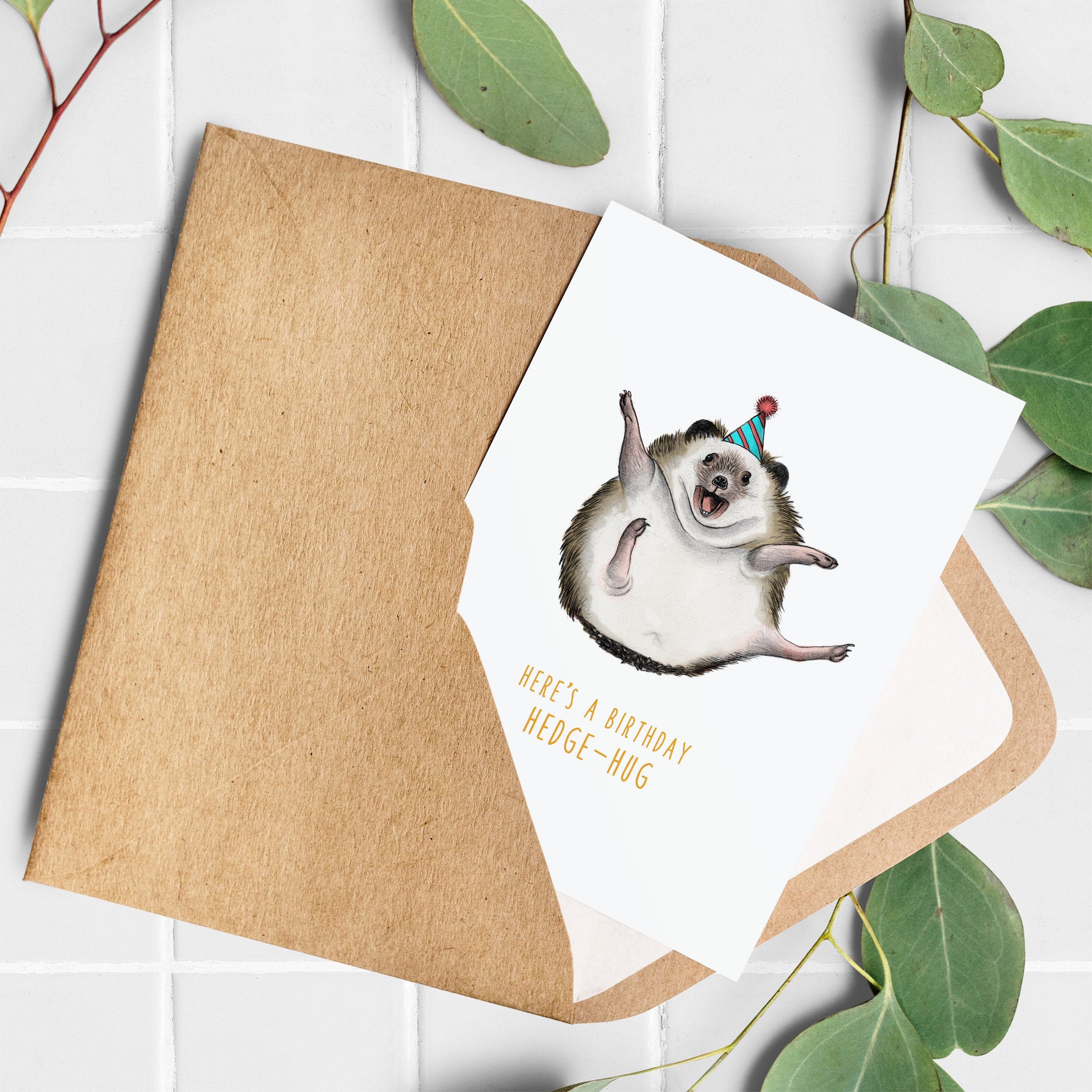 Birthday Cards, Hedgehog Cards, Cute birthday card, Cards, animal bir…