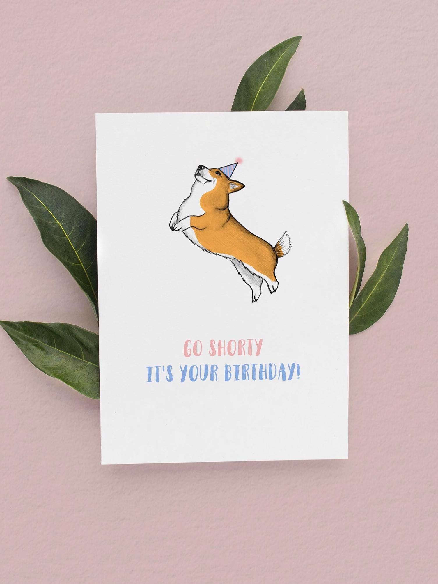 Partyspruchband Corgi Geburtstagsgirlande – Buntes Banner Mit Hunde-Motiv Für Feiern