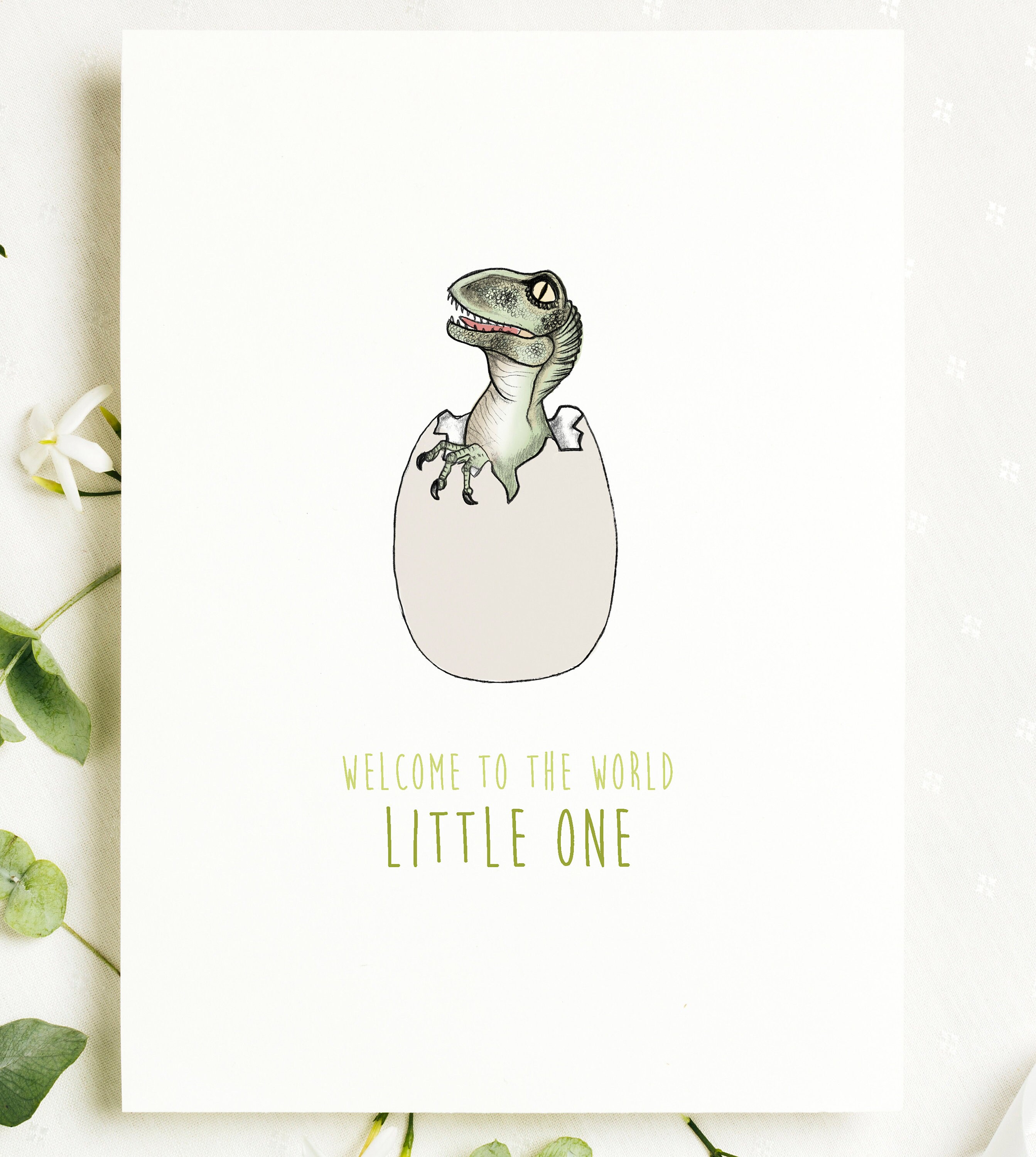 Dinosaur Baby Card New Baby Dinosaur Card Baby Dinosaur - Etsy UK