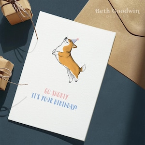 Corgis Karte, Geburtstagskarte, süße Geburtstagskarte, lustige Hundekarten, Corgis Geburtstagskarte, Hund Geburtstagskarte, Geburtstagskarten