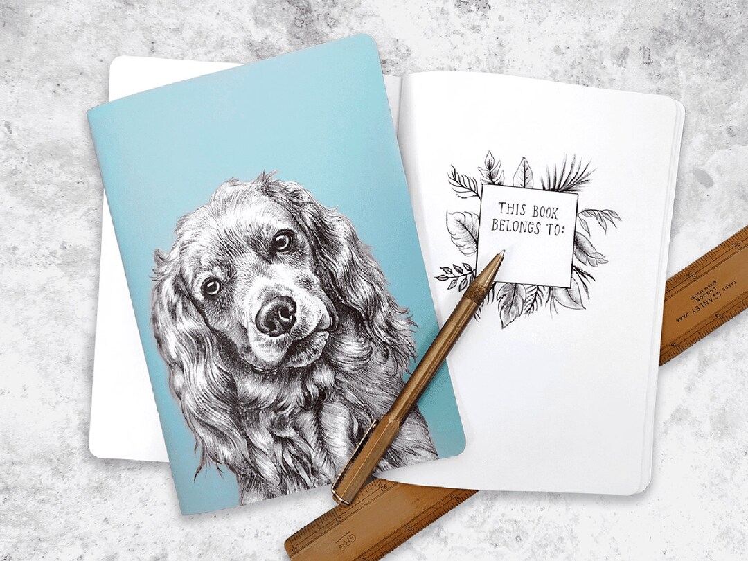 Cocker Spaniel Notebook Cocker Spaniel Notebook, Spaniel Gifts, Cocker Spaniel Gifts, Working ...