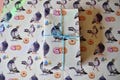 Pigeons & Biscuits Wrapping Paper: Hand-Illustrated Birthday Wrapping Paper