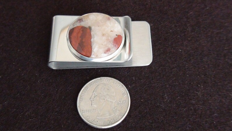 Michigan Puddingstone Money Clip