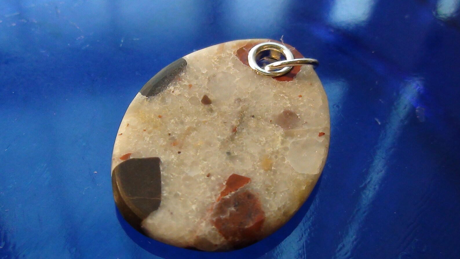 Michigan Puddingstone Pendant Pudding Stone Jewelry Etsy