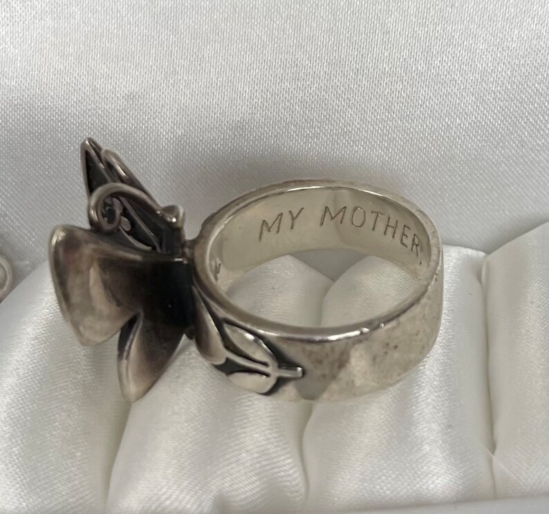 Vintage James Avery Mariposa Butterfly Ring 925 Etsy