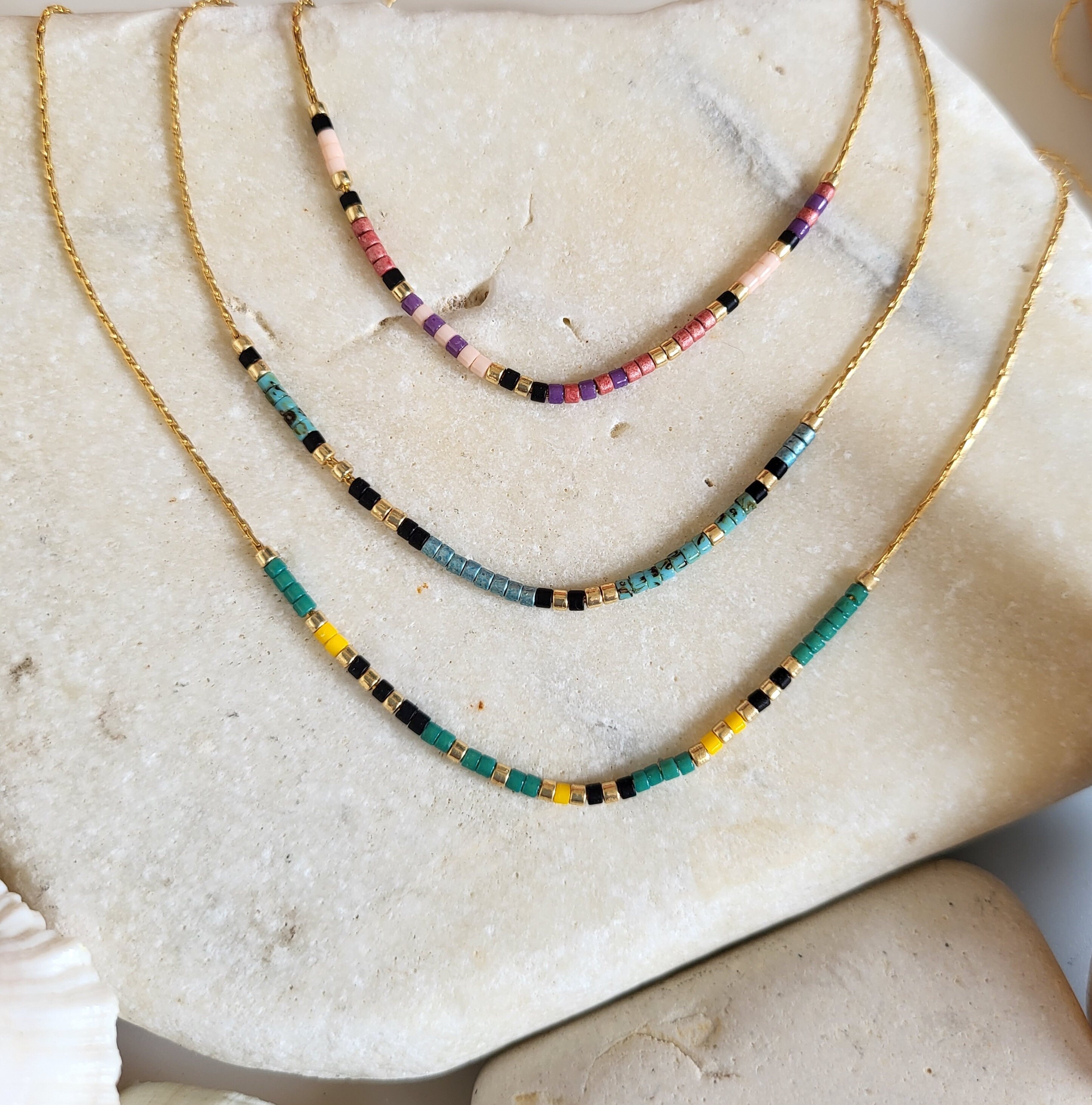 Fine Serpentine Chain Necklace (24 Carat Fine Gold) and