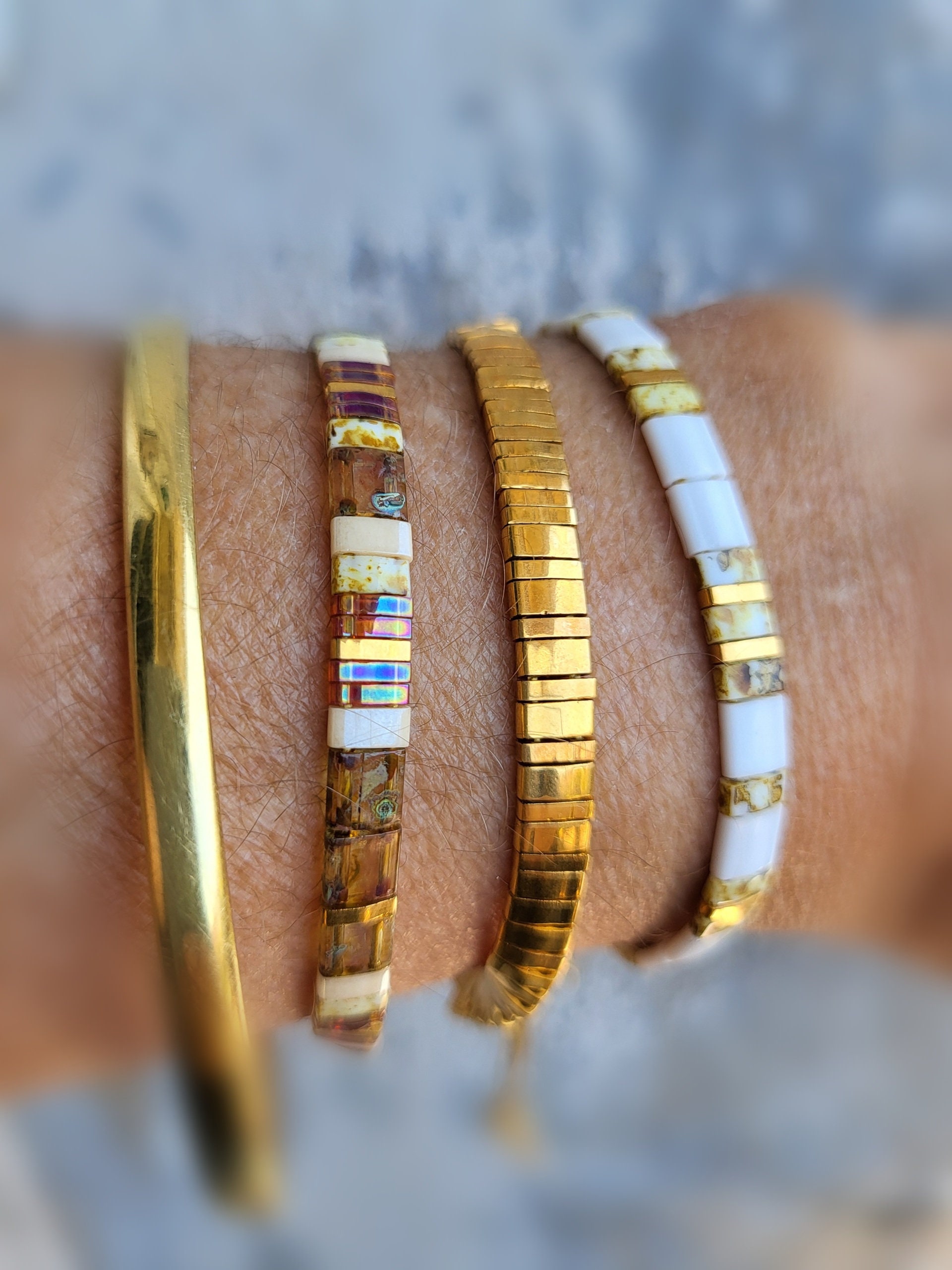 Gold Bracelet Serefina Crystal Cuff Bracelet Serefina