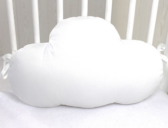 Coussin Nuage Pour Tour De Lit De Bebe Blanc Uni Etsy Coussin Nuage Pour Tour De Lit De Bebe Blanc Uni Etsy