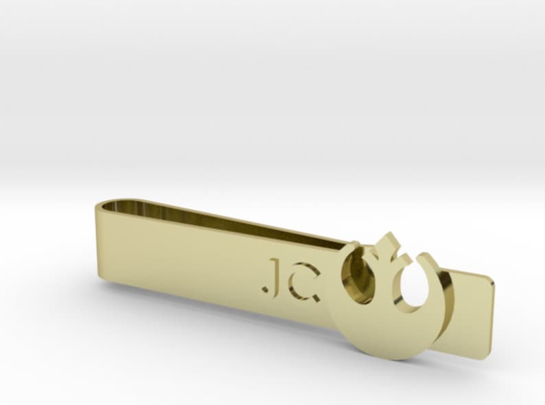 Bitcoin Cash Wedding Tie Bar Personalized Engraving Bronze | Rose Gold Silver Justice League Superhero Tie Clip Gold