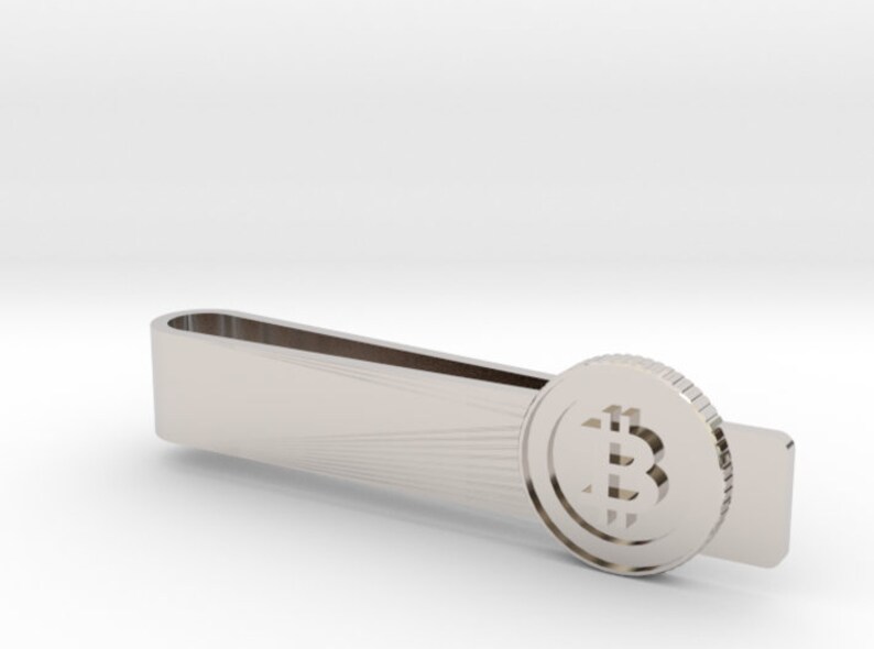 Bitcoin Cash Wedding Tie Bar Personalized Engraving Bronze | Rose Gold Silver Justice League Superhero Tie Clip Gold