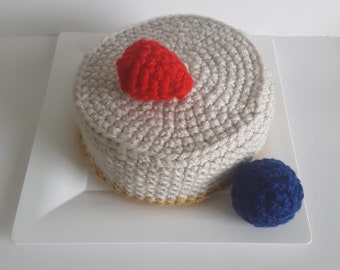 Crochet Cheesecake, pretend play, Kitchen Play, Sensory Toys, Montessori, Homeschool