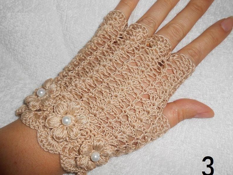 Gants En Dentelle Femme - Mitaines Sans Doigts Courtes - Soirée, Mariage, Cosplay - Noir Ou Rouge